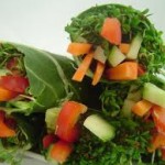 Collard Wraps with Alfalfa Sprouts