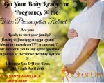 The Thrive Pre-Conception Retreat: 28th – 29th April 2016