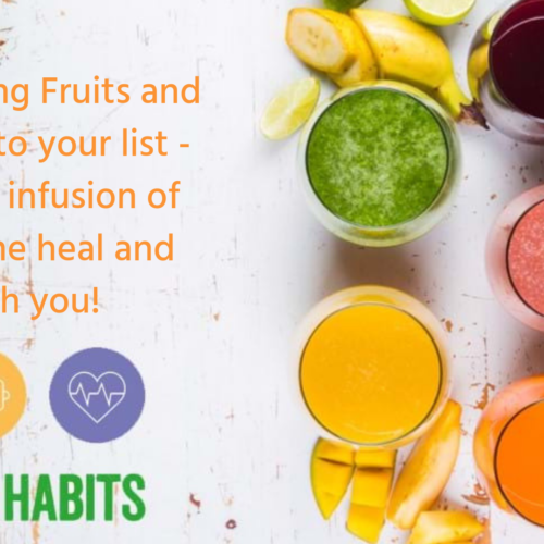 Start Juicing Fruits and Vegetables - They are an infusion of nutrients the heal and nourish you